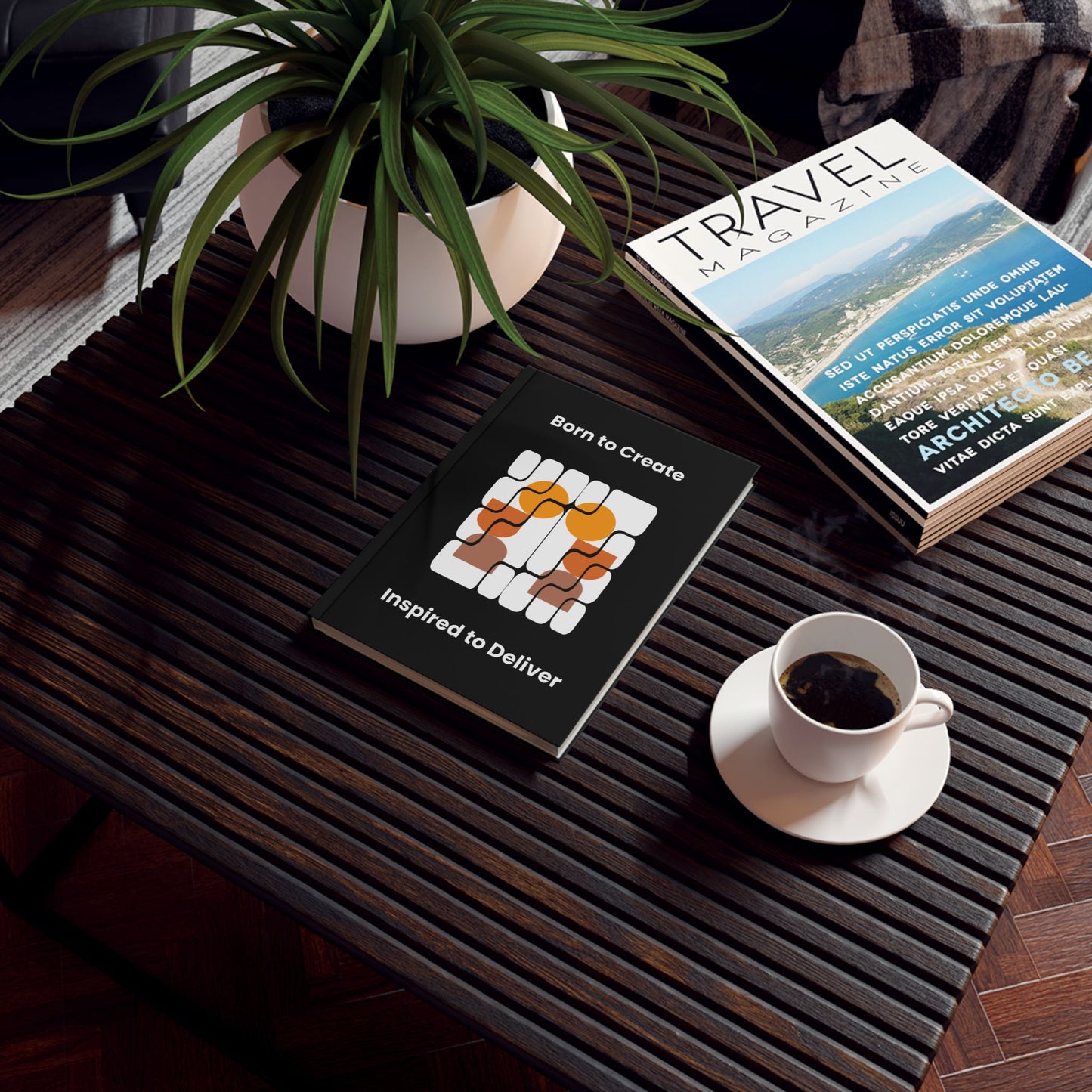 "Born to Create, Inspired to Deliver – The Perfect Notebook for Visionaries